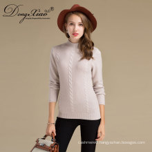 Latest Fashion Design Custom Pullover Knitted Spring Sweaterfor Women